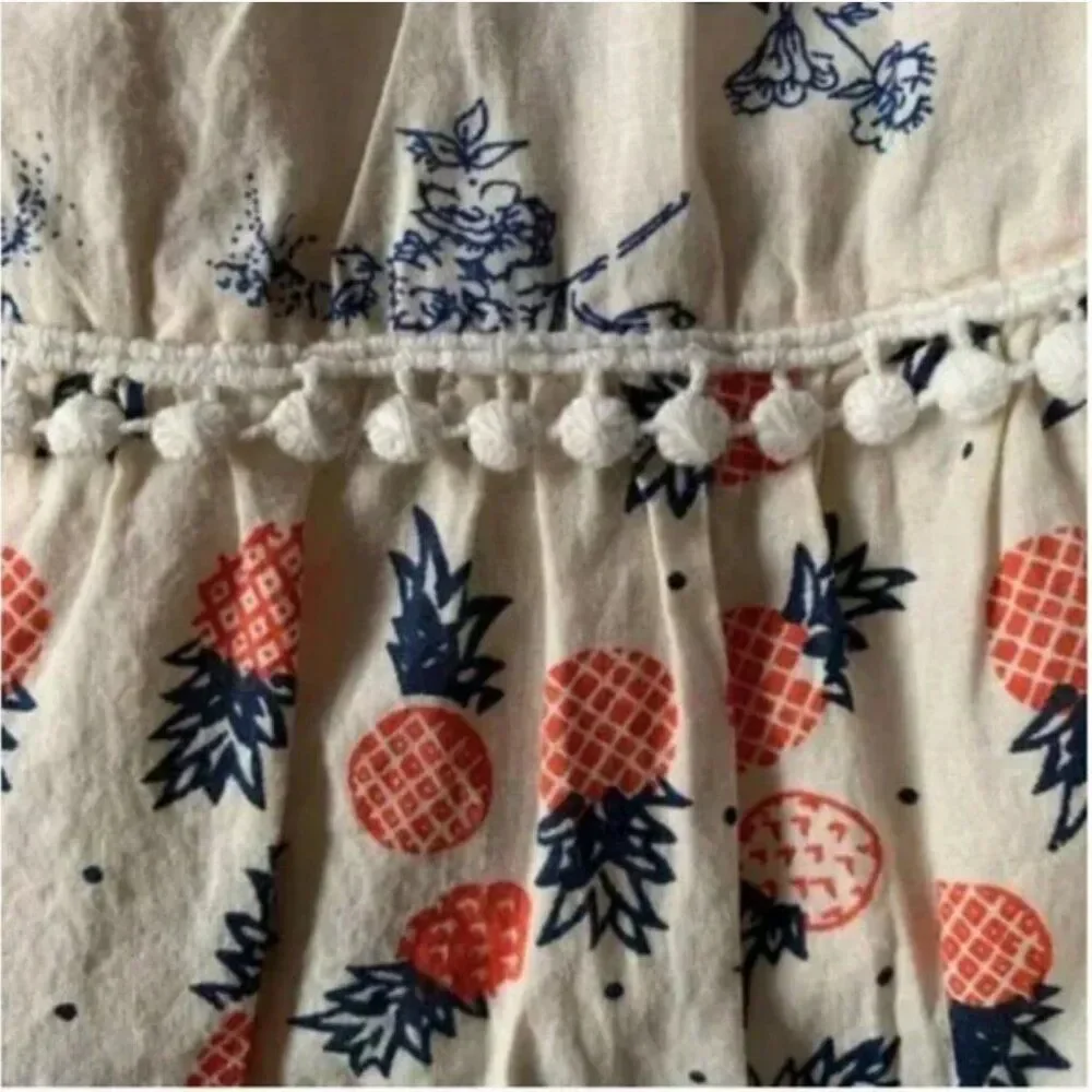 Cutey Couture Girl's CPineapple Girl's Sleeveless Cotton Dress Size 2/3 Years